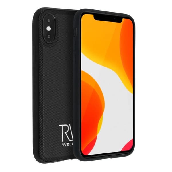 iPhone X/XS Plånboksfodral Magnet Rvelon - Svart