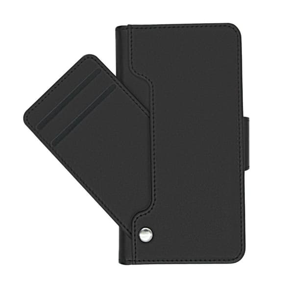 iPhone 11 Pro Max Plånboksfodral Extra Kortfack Rvelon - Svart