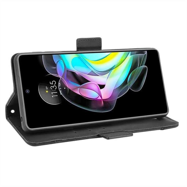 Motorola Edge 20 tegnebog etui PU læder 6-LOMMES Winston V3