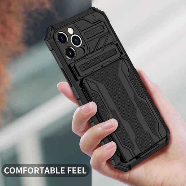 iPhone 12 Pro Slagfast Shell Kickstand & Kortrum ThinArmor V3