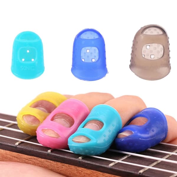 5-Pak - Guitar Fingerskøddere - Beskytter Fingre