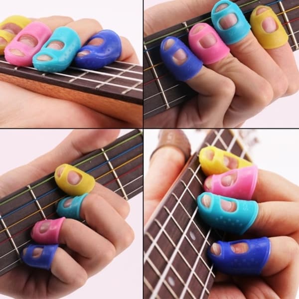 5-Pak - Guitar Fingerskøddere - Beskytter Fingre