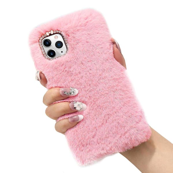 iPhone 12 Mini - Skal/Mobilskal - Fluffig Päls