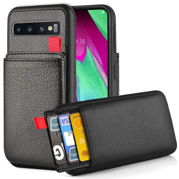 Samsung Galaxy S10 - Suojakuori / Puhelinkuori Piilotetulla Kortinpidikkeellä