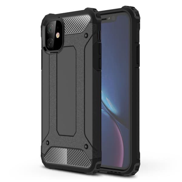 Huawei P40 Lite - Skal/Mobilskal - Tough Musta