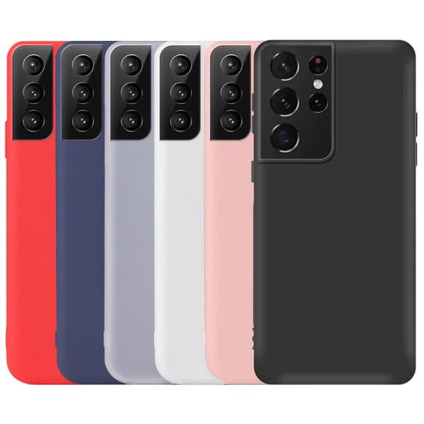 Samsung Galaxy S21 Ultra - Skal/Mobilskal - Lätt & Tunt Svart