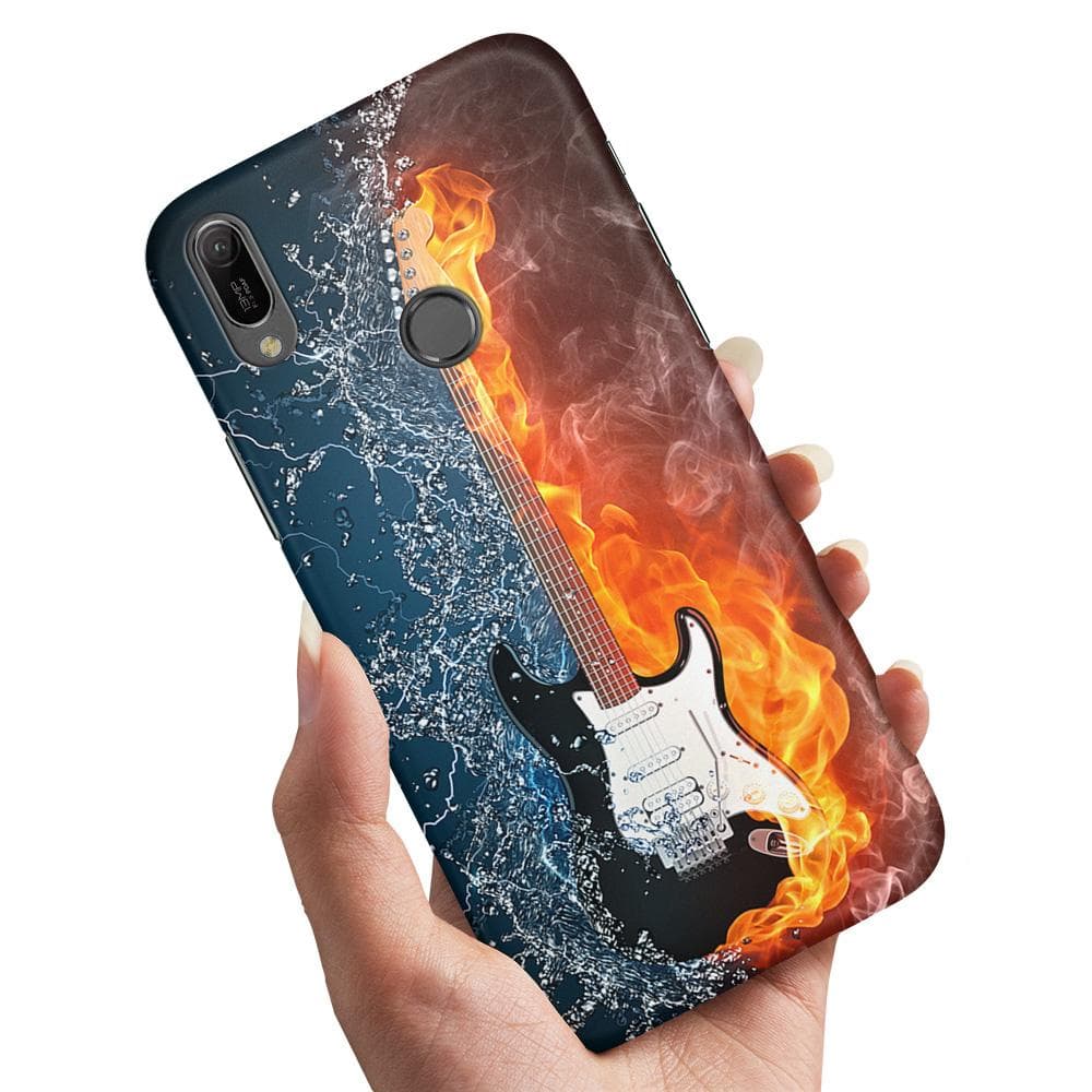 Huawei Y6 (2019) - Skal / Mobilskal Vatten & Eld Gitarr