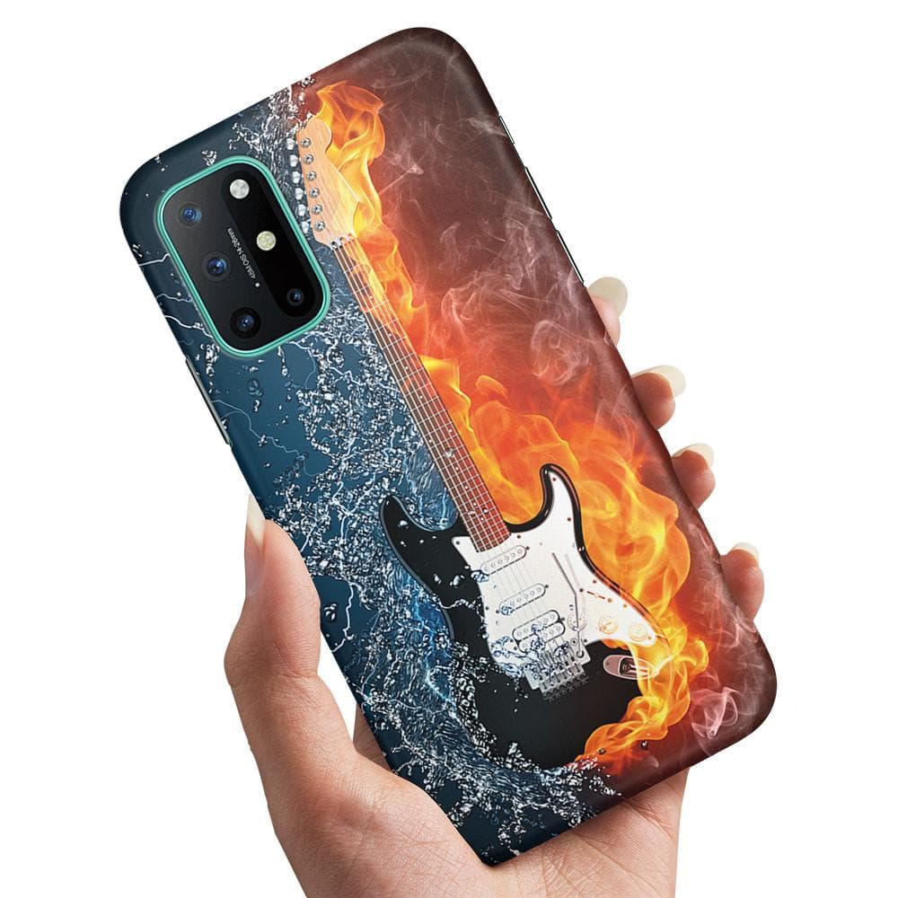 OnePlus 8T - Skal / Mobilskal Vatten & Eld Gitarr