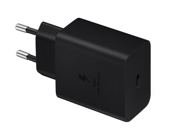 Samsung Original 45W 5A USB-C Laddare EP-TA845 Svart Svart
