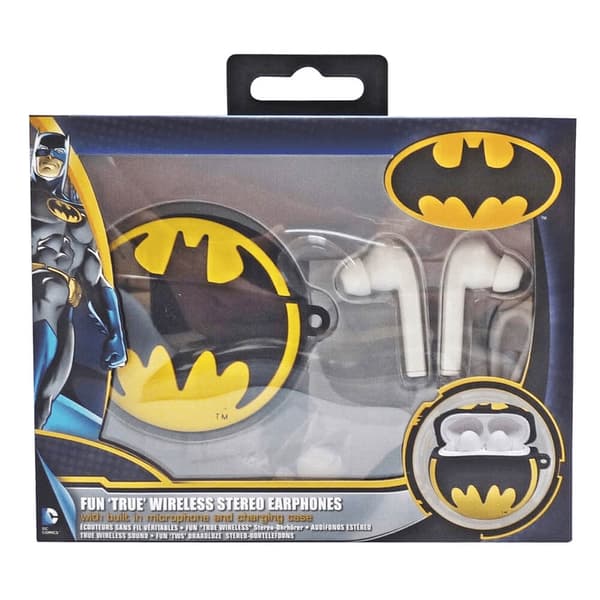 Batman Hörlur In-Ear TWS Bluetooth Svart/Gul