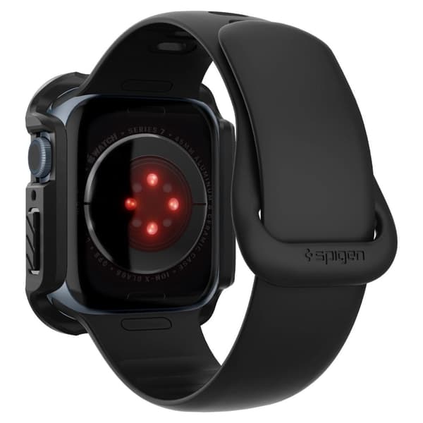 Spigen Apple Watch 7/8 45 mm Skal Tough Armor Svart