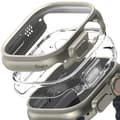 Miniatyrbild 2 av 6: Ringke Apple Watch Ultra 49 mm 2-PACK Skal Slim Titanium Grey/Clear