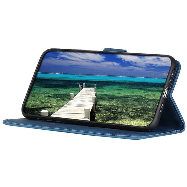 KHAZNEH Motorola Moto G32 Fodral Läder Blå