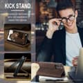 Miniatyrbild 6 av 6: CASEME Samsung Galaxy A23 5G Fodral Flip Läder Brun