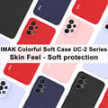 Miniatyrbild 5 av 6: IMAK Samsung Galaxy A23 5G Skal Skin Touch Svart