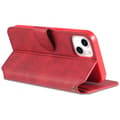 Miniatyrbild 5 av 6: AZNS iPhone 14 Plus Fodral Solid Textur Röd/Rosa