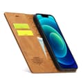 Miniatyrbild 4 av 6: LC.IMEEKE iPhone 14 Plus Fodral Flip Brun