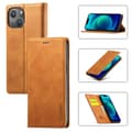 Miniatyrbild 1 av 6: LC.IMEEKE iPhone 14 Plus Fodral Flip Brun