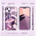 Miniatyrbild 6 av 6: Supcase iPhone 15 Plus / 14 Plus Skal Cosmo Marmor Lila