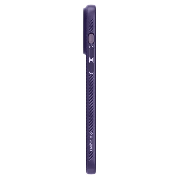 Spigen iPhone 14 Pro Skal Liquid Air Deep Purple