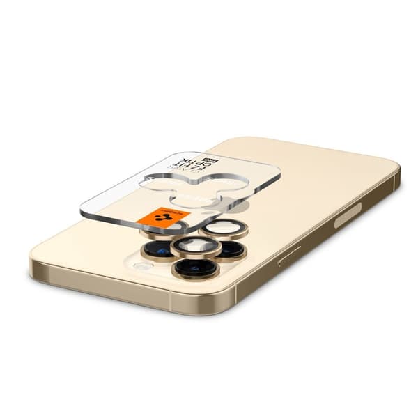 Spigen iPhone 14 Pro / 14 Pro Max 2-PACK Optik.tR "Ez Fit" Linsskydd