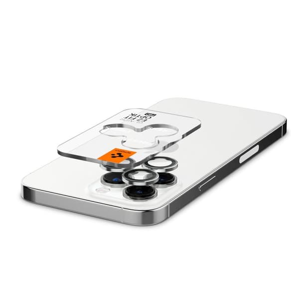 Spigen iPhone 14 Pro / 14 Pro Max 2-PACK Optik.tR "Ez Fit" Linsskydd