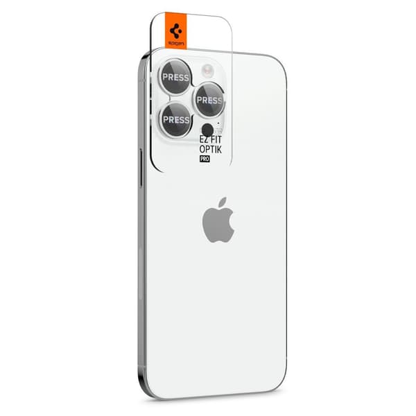Spigen iPhone 14 Pro / 14 Pro Max 2-PACK Optik.tR "Ez Fit" Linsskydd