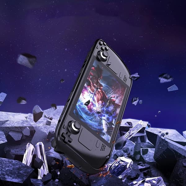 Tech-Protect Steam Deck / OLED Skal Defense Svart/Transparent