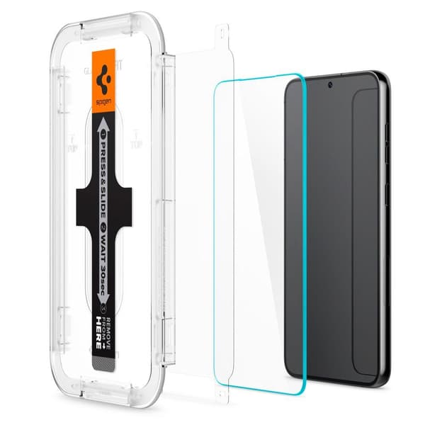 Spigen Galaxy S23 Plus 2-PACK GLAS.tR "Ez Fit" Skärmskydd