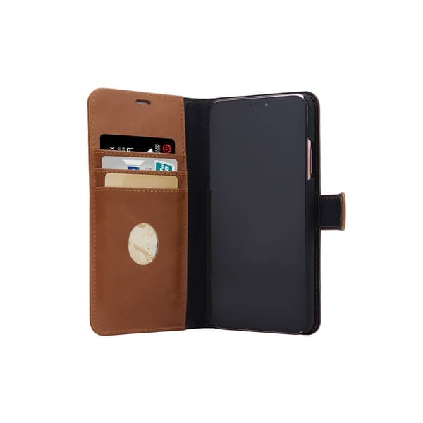 Radicover iPhone 11 Pro Max Mobilfodral 2in1 Äkta Läder Brun