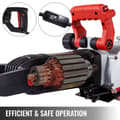 Miniatyrbild 7 av 8: 4800W 6500RPM 125mm elektrisk väggspårskärmaskin med lasersiktning/vattenpump/flyttbart lock/dubbelt handtag, engångsgjutning, justerbart djup/bredd