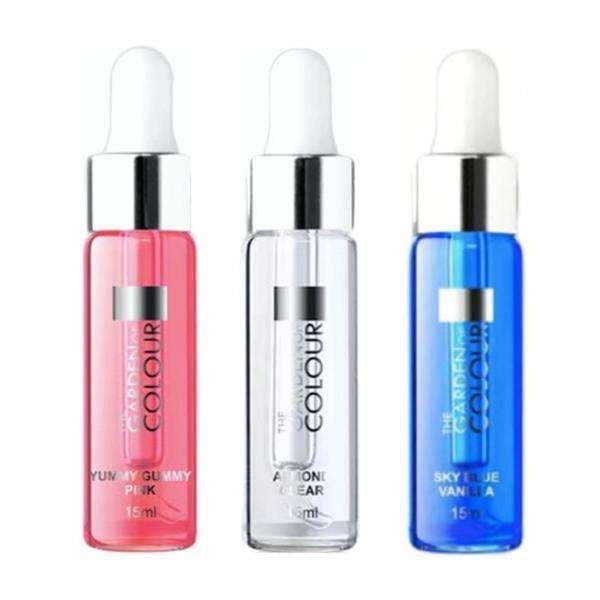 3-pack - Nagelbandsolja - Tuggummi, Mandel, Vanilj - 15ml