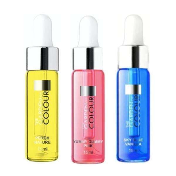 3-pack - Nagelbandsolja - Persika, Vanilj, Tugummi - 15ml