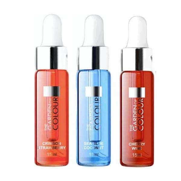 3-pack - Nagelbandsolja - Jordgubb, Kokos, Körsbär - 15ml