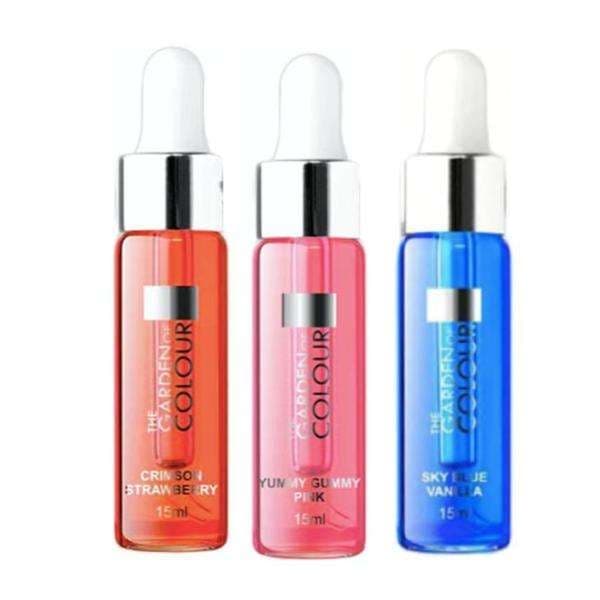 3-pack - Nagelbandsolja - Jordgubb, Vanilj, Tuggummi - 15ml