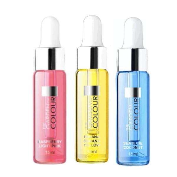 3-pack - Nagelbandsolja - Hallon, Banan, Kokos - 15ml