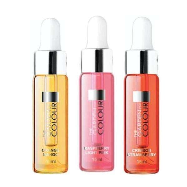 3-pack - Nagelbandsolja - Mango, Jordgubb, Hallon - 15ml