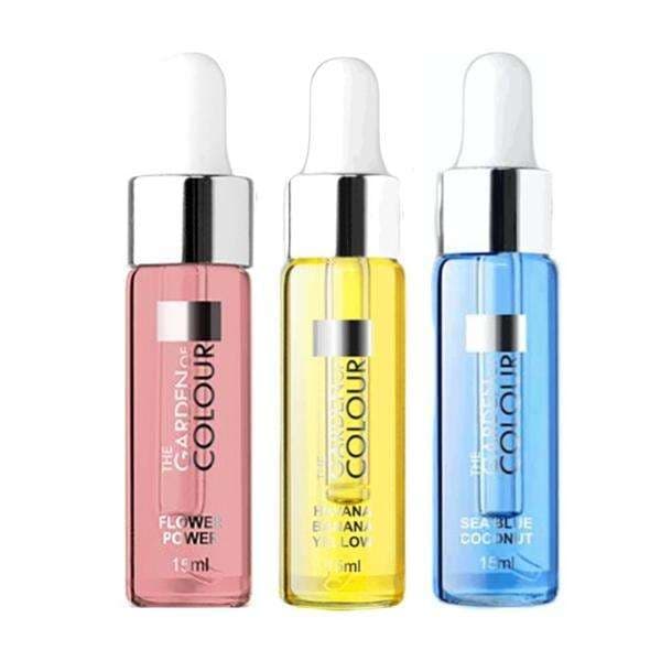 3-pak - Cuticle Oil - Blomst, Banan, Kokosnød - 15ml