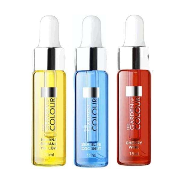 3-pakkaus - Cuticle Oil - banaani, kookos, kirsikka - 15 ml