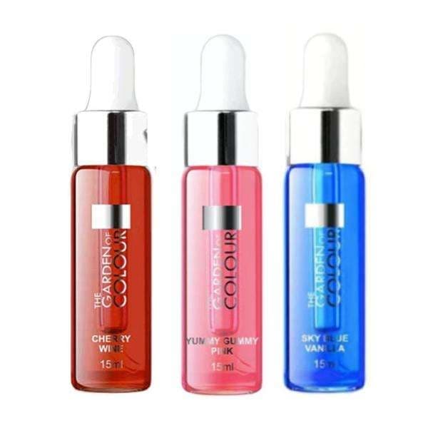 3-pack - Nagelbandsolja - Körsbär, Vanilj, Tuggummi - 15ml