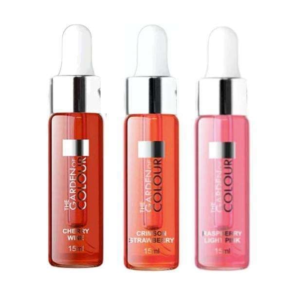 3-pack - Nagelbandsolja - Körsbär, Jordgubb, Hallon - 15ml