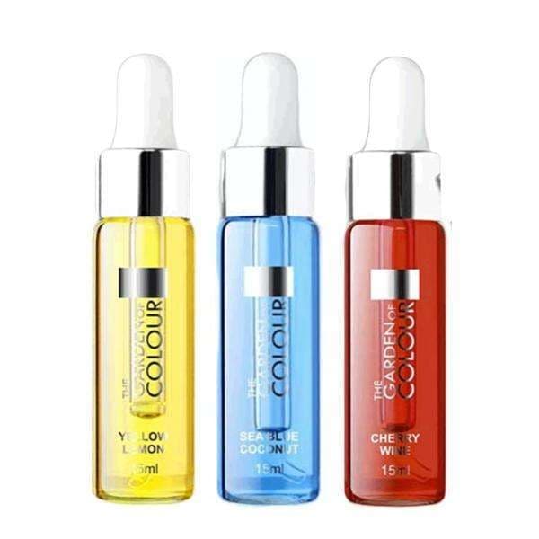 3-pack - Nagelbandsolja - Citron, Kokos, Körsbär - 15ml