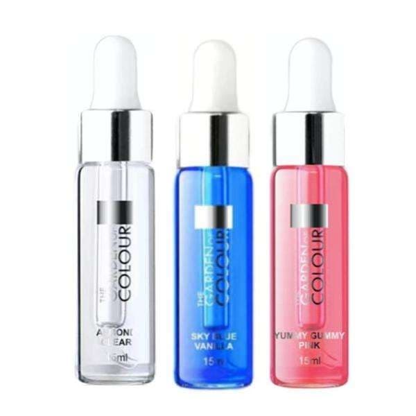 3-pakkaus - kynsinauhojen öljy - manteli, vanilja, purukumi - 15 ml