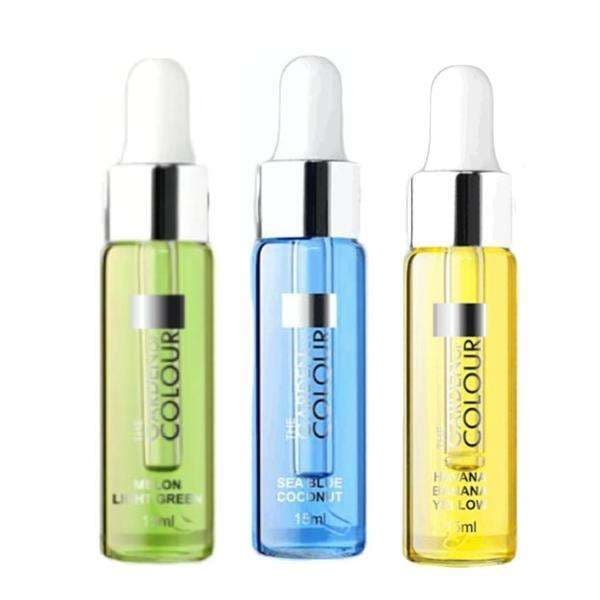 3-pack - Nagelbandsolja - Melon, Kokos, Banan - 15ml