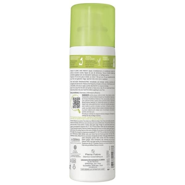 A-DERMA - Exomega kontroll anti-irritation uppmjukande spray 200 ml