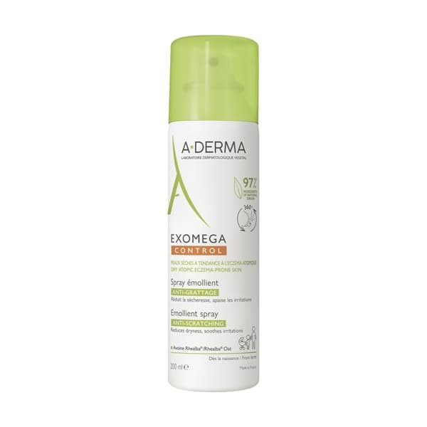 A-DERMA - Exomega kontroll anti-irritation uppmjukande spray 200 ml