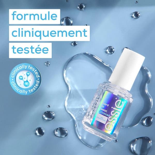 Bas - Essie - Svår att motstå - Transparent - Vegansk - 13,5 ml