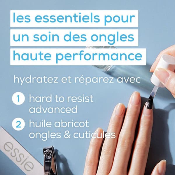 Bas - Essie - Svår att motstå - Transparent - Vegansk - 13,5 ml