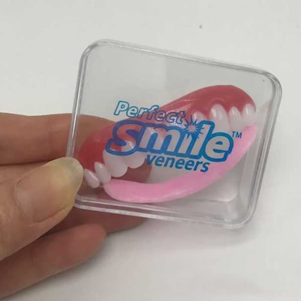 1 st Silikon Män Kvinnor Perfect Smile Faner Protespasta Omedelbar Tänder Flex