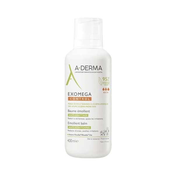 A-Derma Exomega Control Anti-Itching Mjukgörande Balsam 400ml